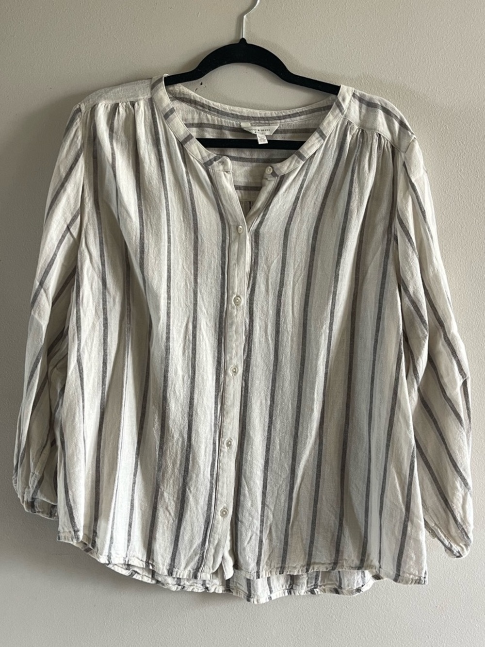Lucky long sleeved striped top